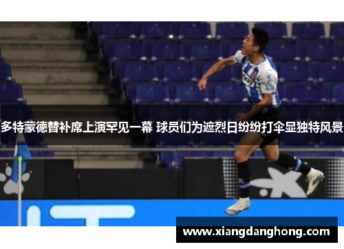 多特蒙德替补席上演罕见一幕 球员们为遮烈日纷纷打伞显独特风景